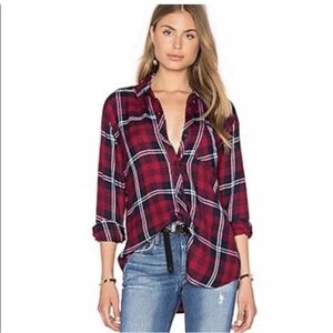Rails Hunter Button Up Plaid Flannel size small